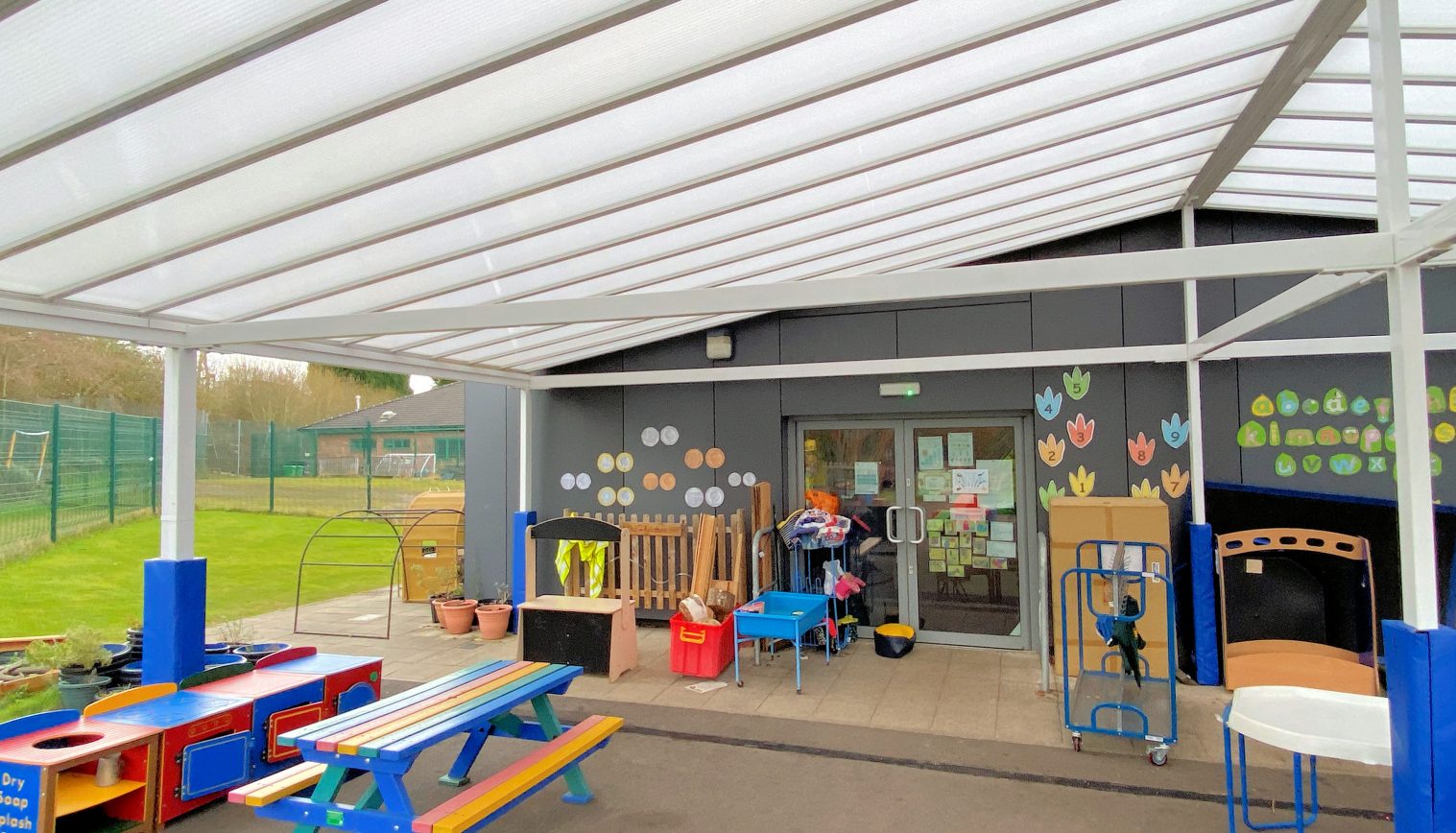 Mauldeth Road Primary School – Second Canopy Installation
