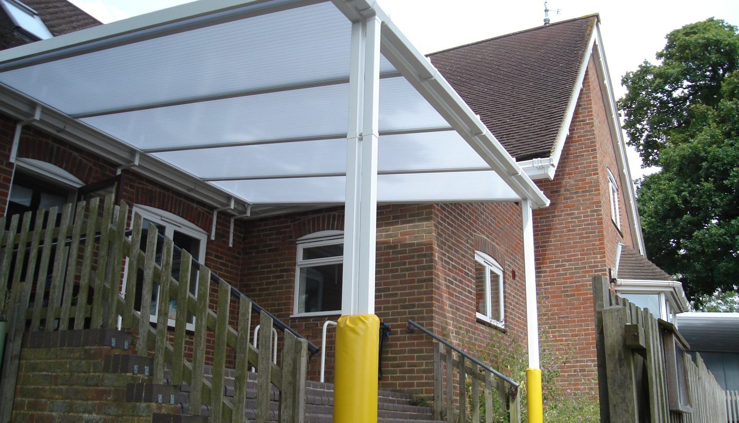 Mark Cross C of E Primary School – Wall Mounted Entrance Canopy