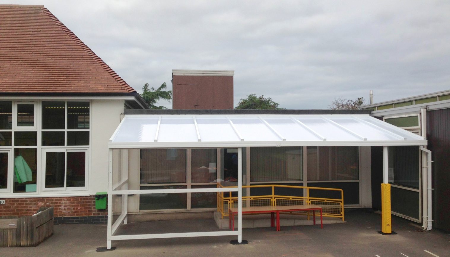 Orston Primary School, Nottinghamshire – 2nd Wall Mounted Canopy