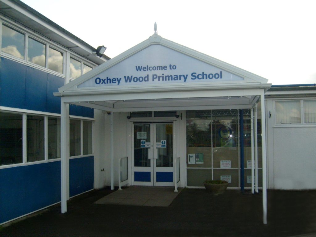 Oxhey Wood Primary School Free Standing Entrance Canopy Watford Oxhey Wood Primary School Free Standing Entrance Canopy Watford