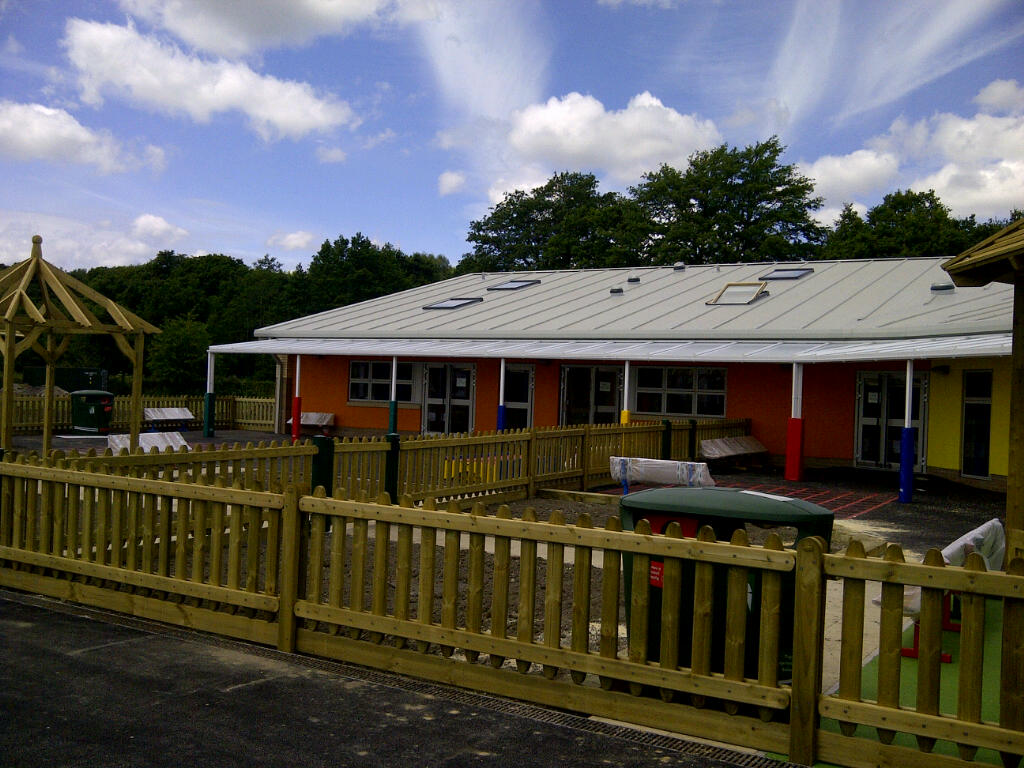 Rhosymedre Community Primary School – Wall Mounted Canopy