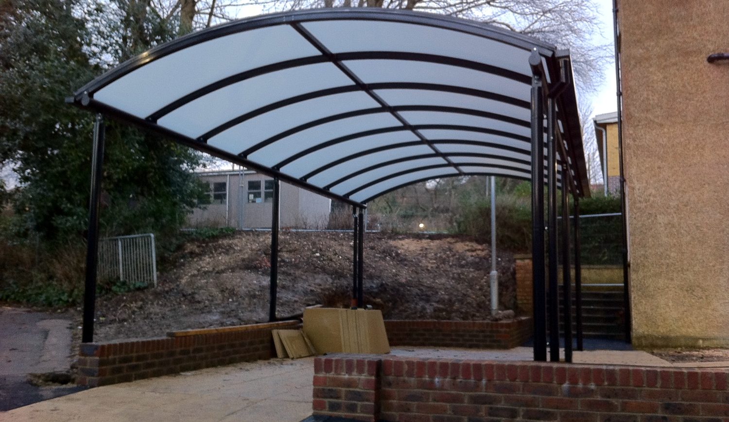 St Bernadettes RC Primary School – Free Standing Canopy