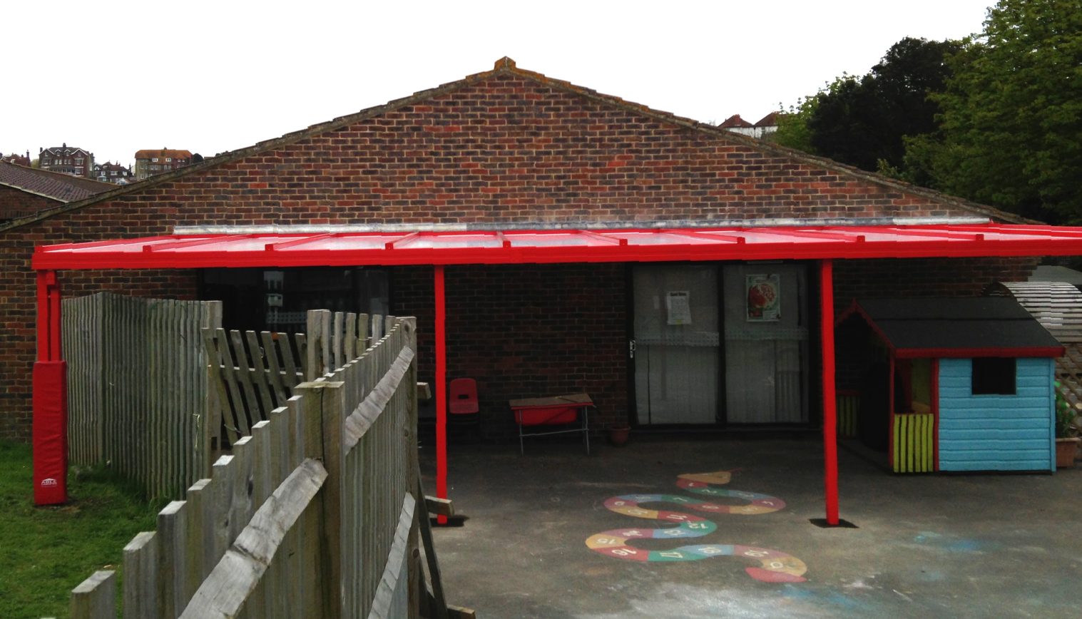 St Leonards CE Primary School – Wall Mounted Canopy