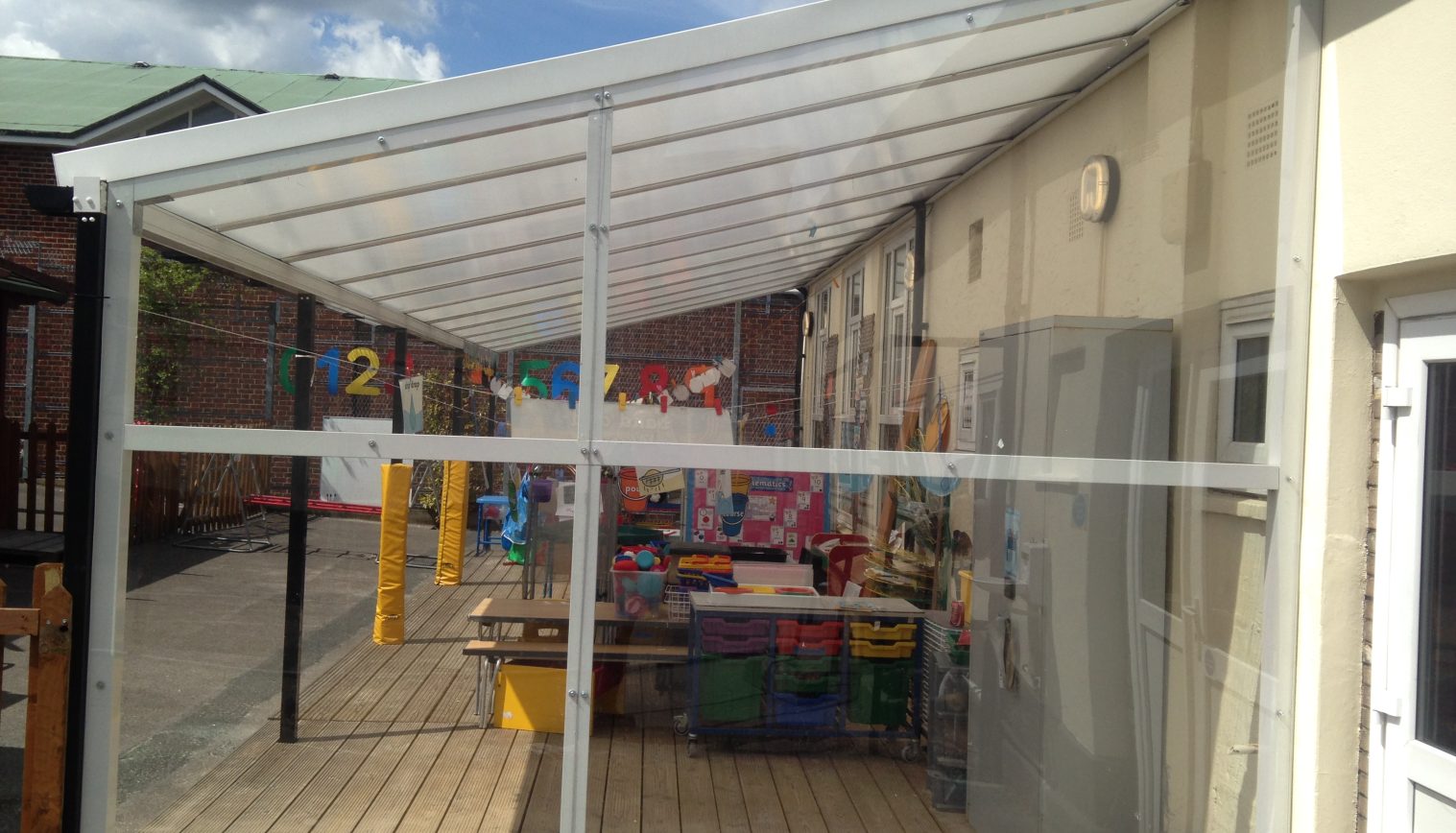 The Good Shepherd Primary School – 1st Wall Mounted Canopy