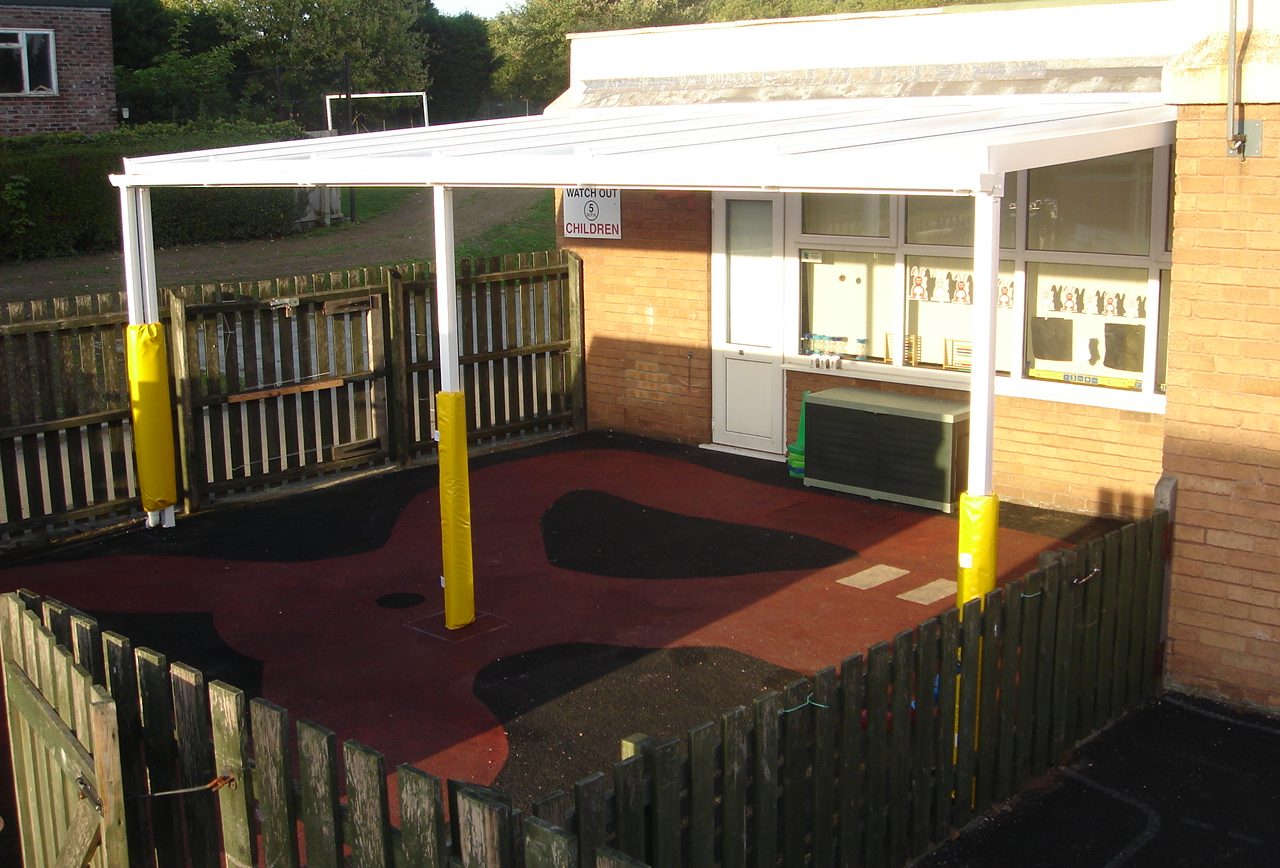 St Anne’s C of E Primary School – Wall Mounted Canopy