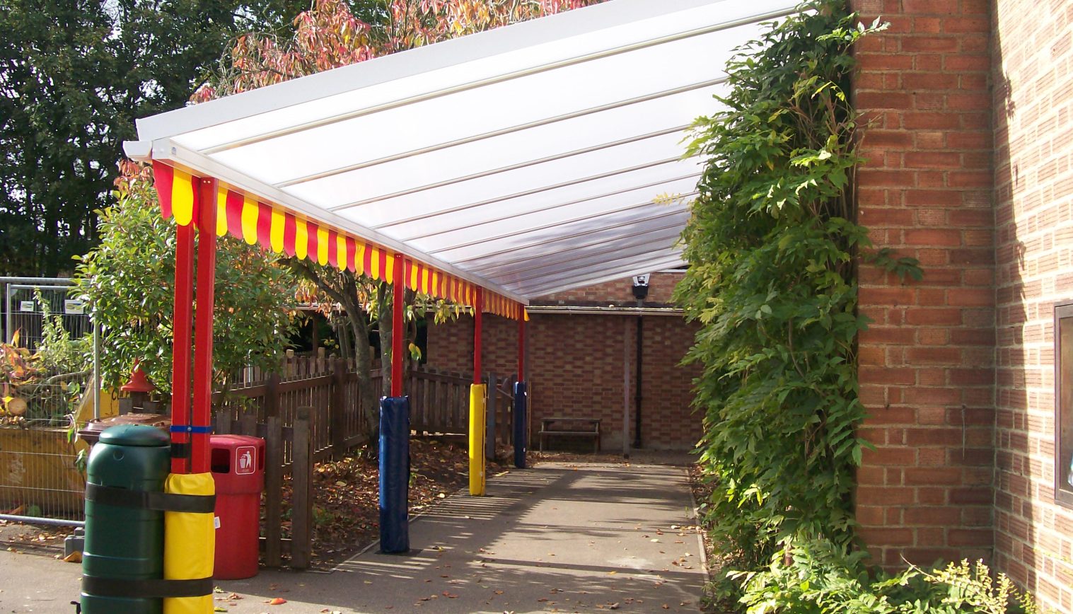 St Edmundsbury C of E Primary School – Wall Mounted Canopy