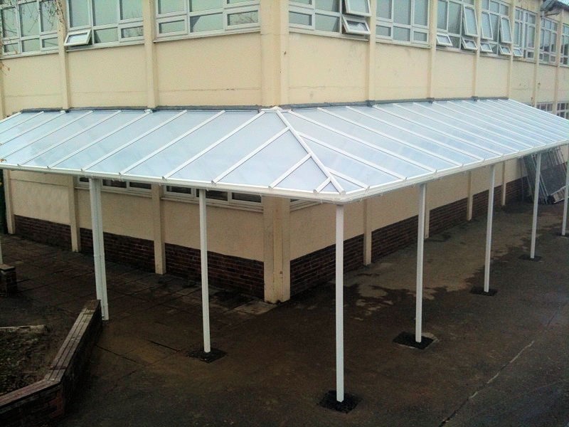 St John Fisher Catholic High School – Wall Mounted Canopy