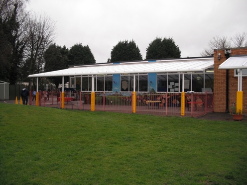 St Mark’s C of E Primary School – 2nd Wall mounted canopy