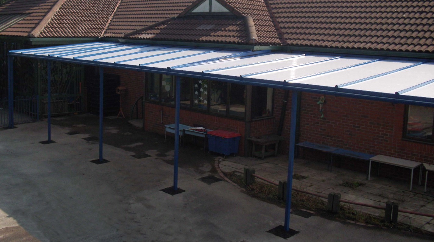 St. Paul’s Peel CE Primary School – Wall Mounted Canopy