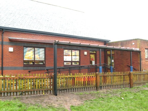 St Peter’s C of E Primary School – Wall Mounted Canopy