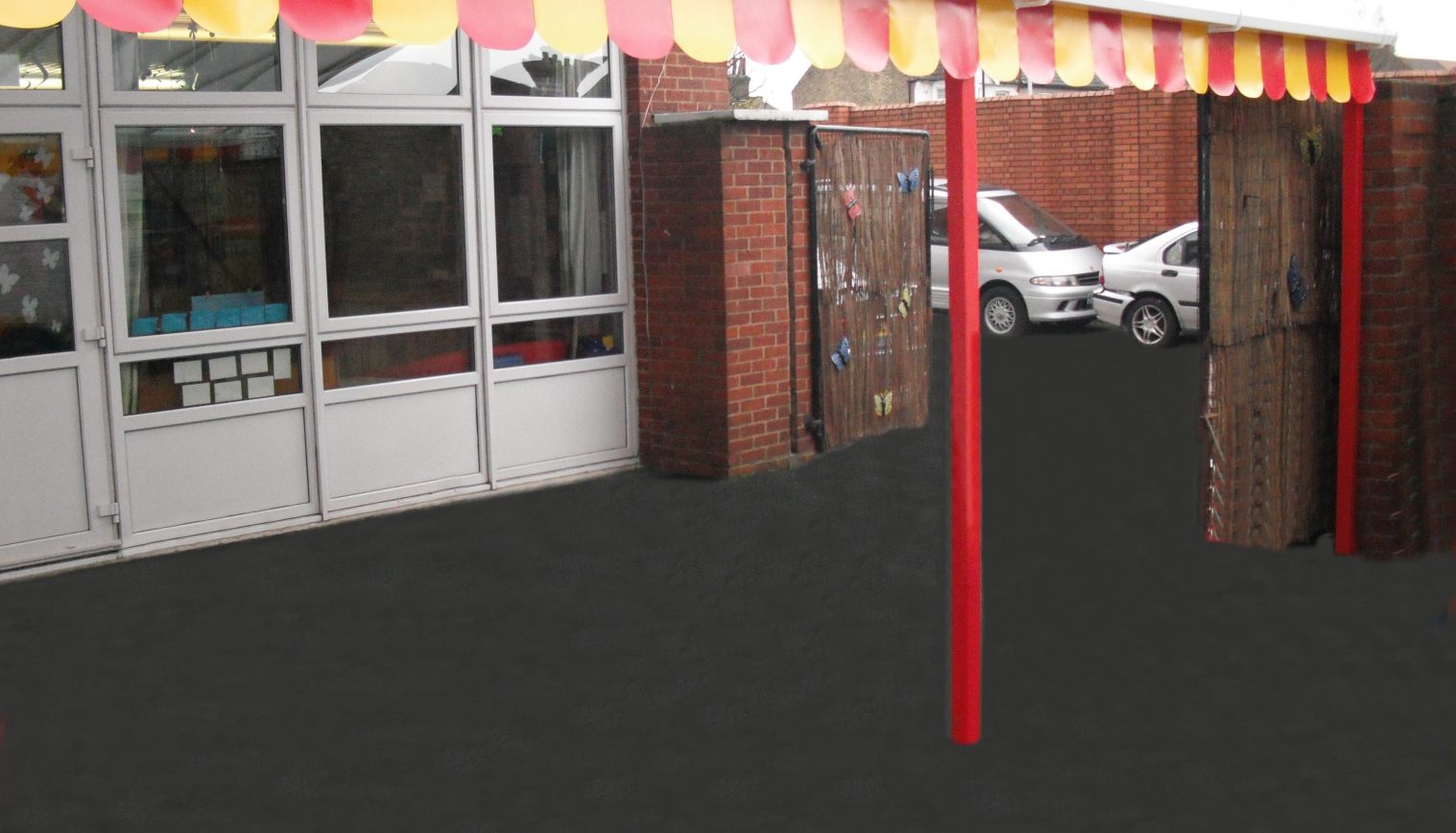 Step by Step Children’s Centre – Wall Mounted Canopy