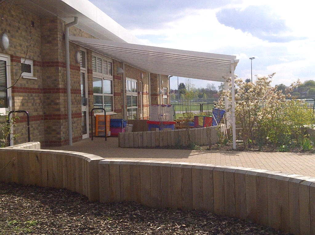 The Lantern Community Primary School – Wall Mounted Canopy – 1st Installation