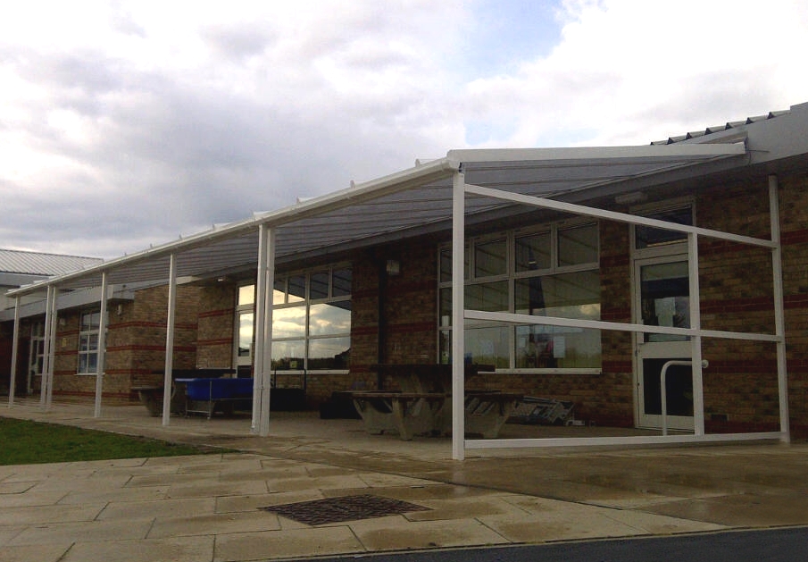 The Lantern Community Primary School – Wall Mounted Canopy – 2nd Installation