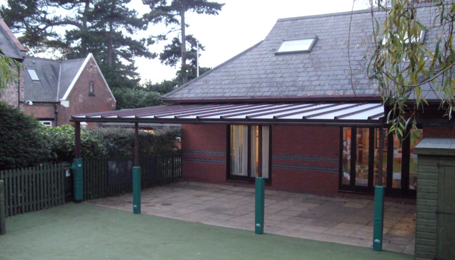 The Firs School – Wall Mounted Canopy