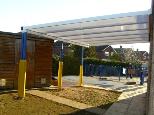 The Rofft School – Wall Mounted Canopy – Third Installation