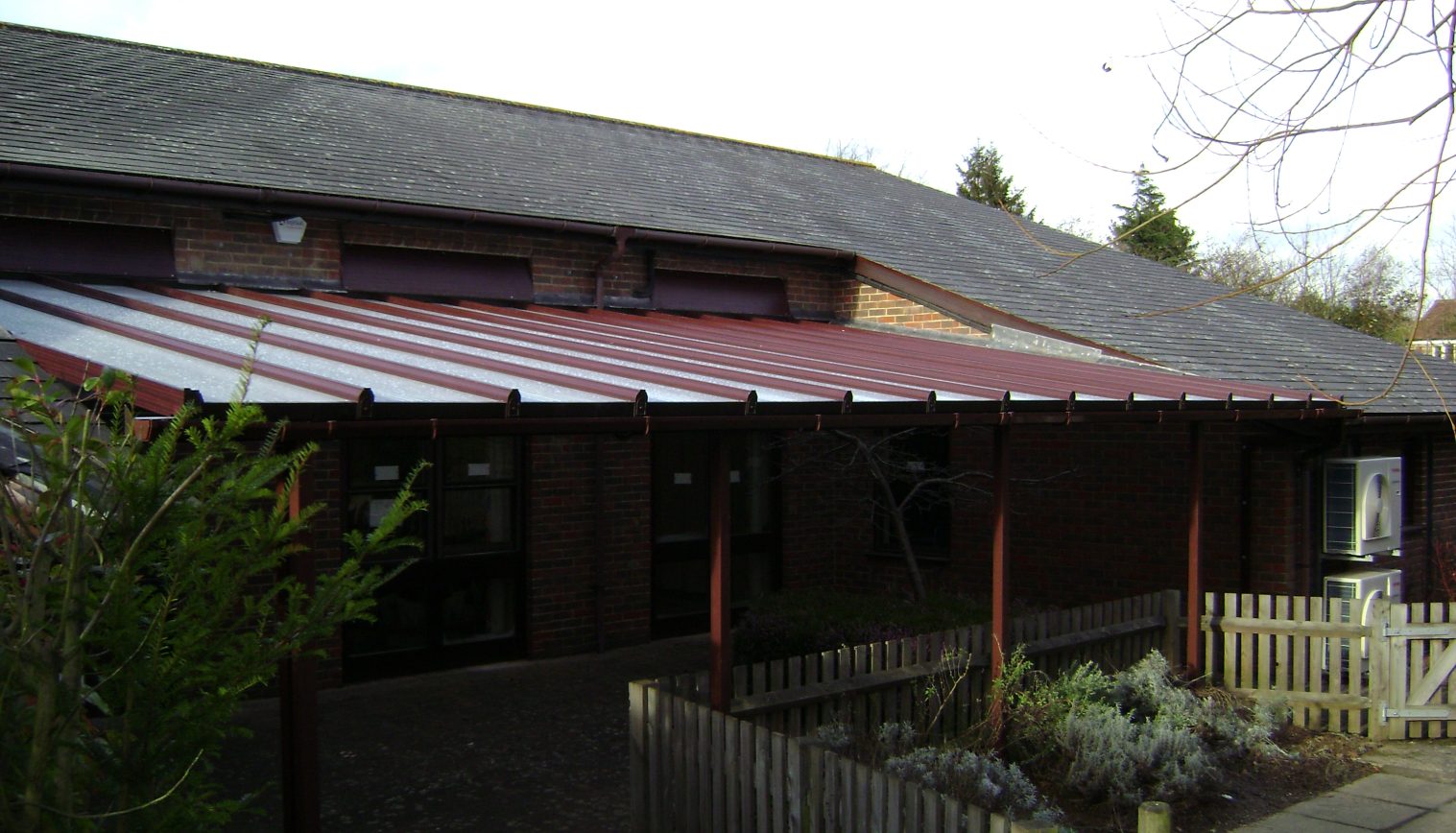 Thurnham C of E Primary – Wall Mounted Canopy
