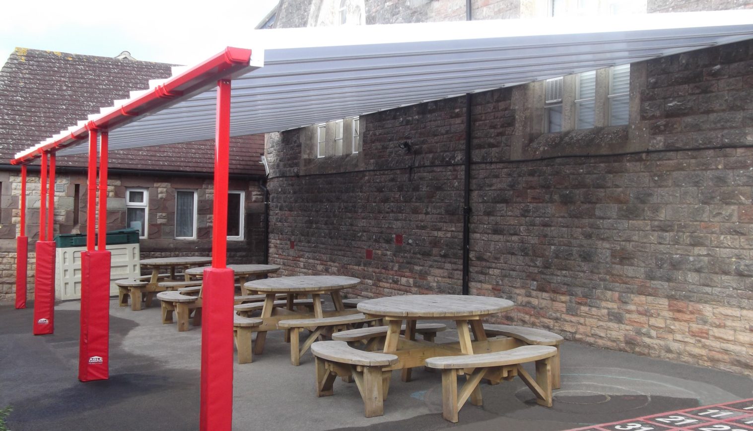 Wraxall C of E Voluntary Aided Primary School – Wall Mounted Canopy