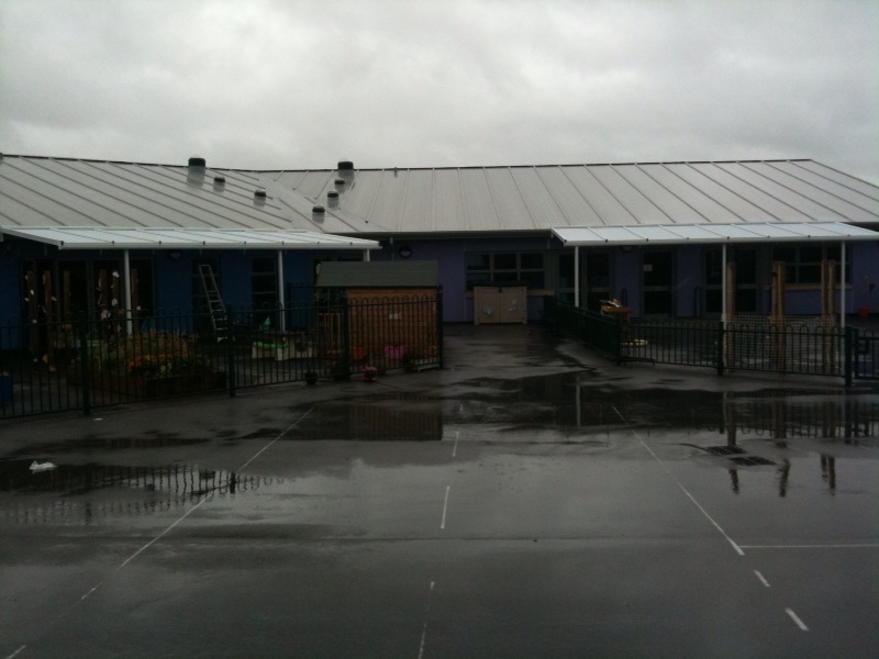 Ysgol ID Hooson School – Wall Mounted Canopy