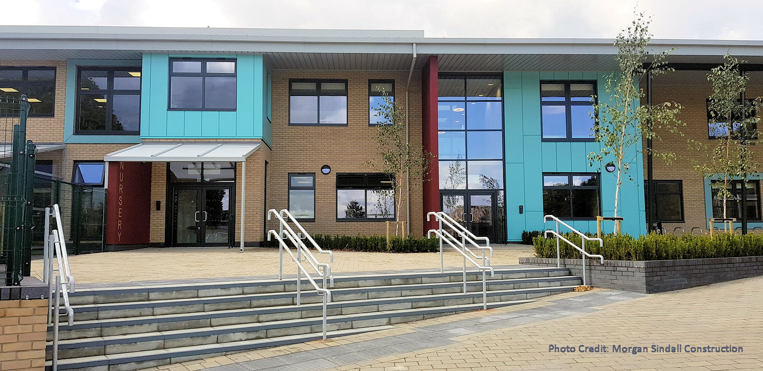 Abbey View Primary Academy – Wall Mounted Canopy