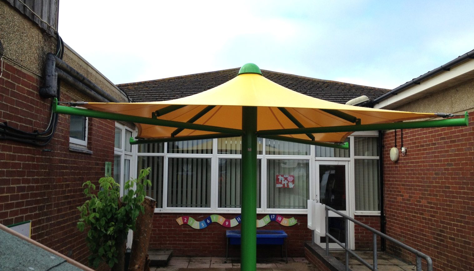 Bishop Tufnell CE Infant School – Second Tensile Umbrella Canopy