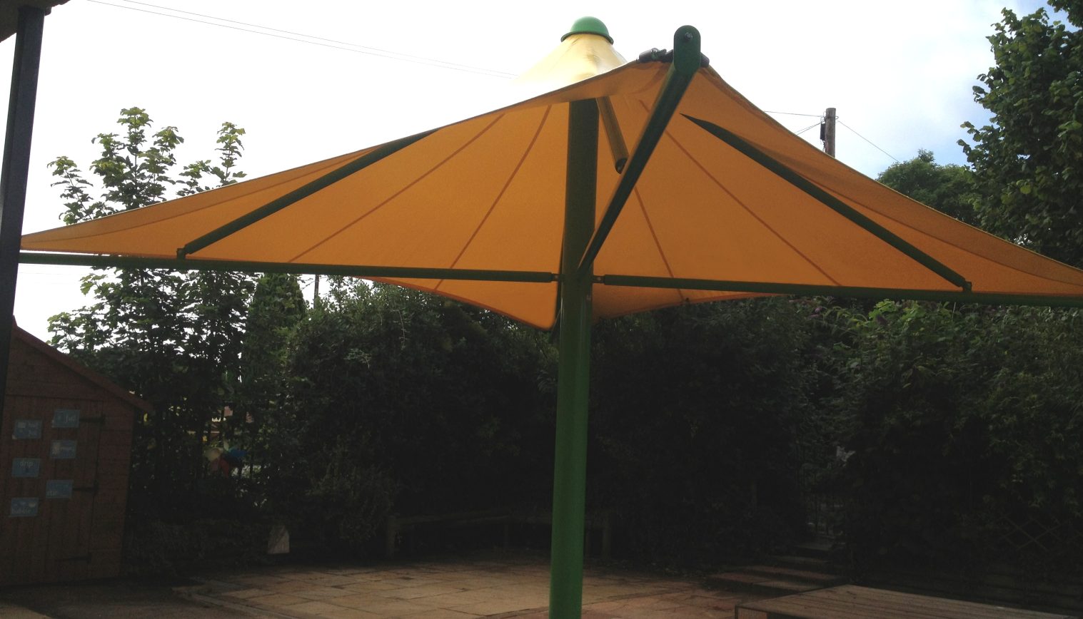 Bishop Tufnell CE Infant School – First Tensile Umbrella Canopy Installation