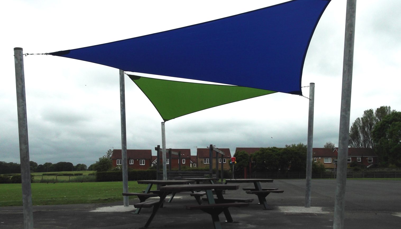 Bothal Middle School – Second Shade Sail Array