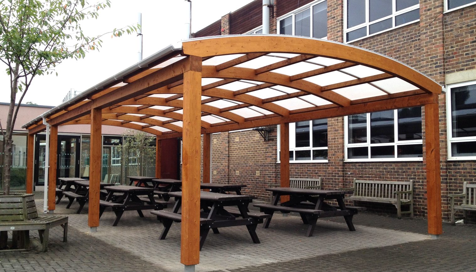 Carshalton High School for Girls – First Timber Canopy