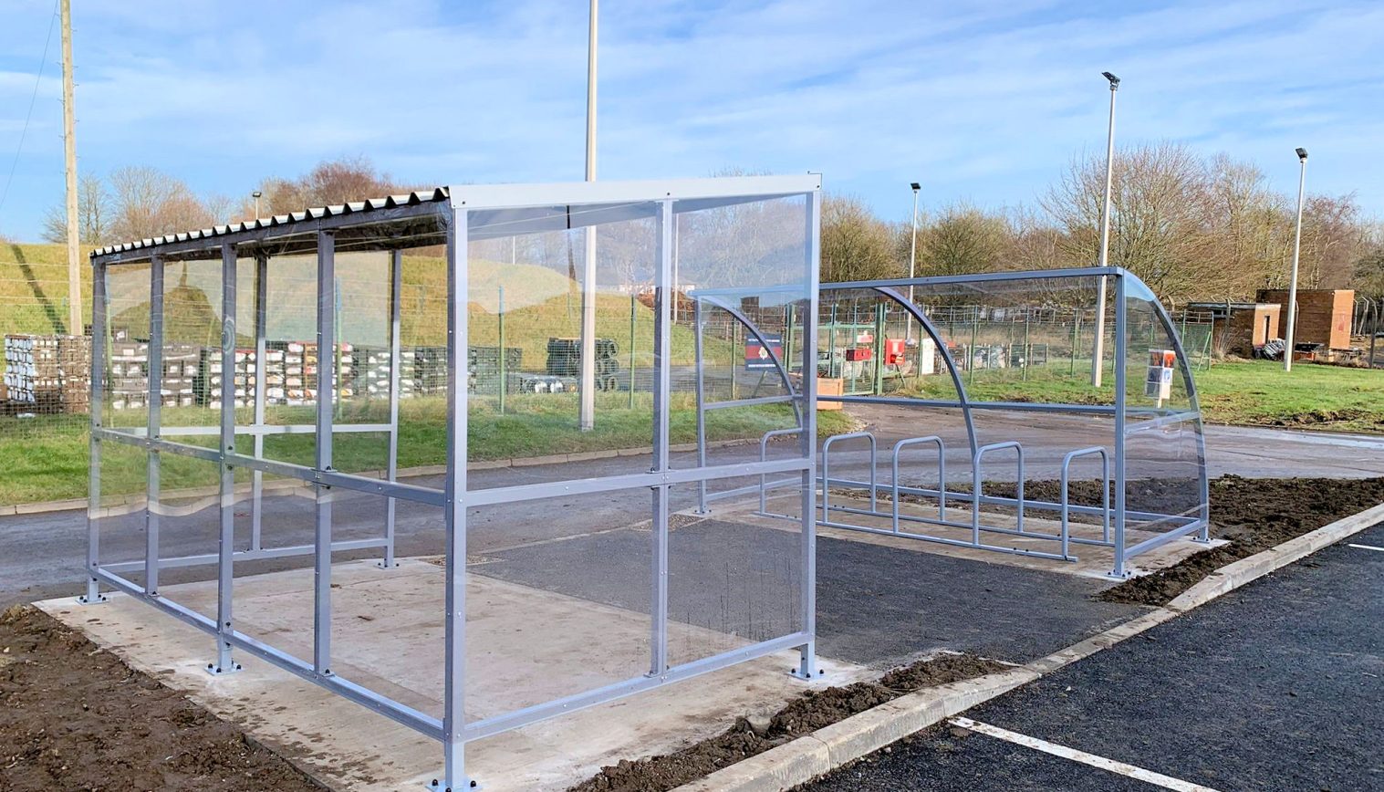 Commercial site in Richmond, North Yorkshire – Bin Shelter