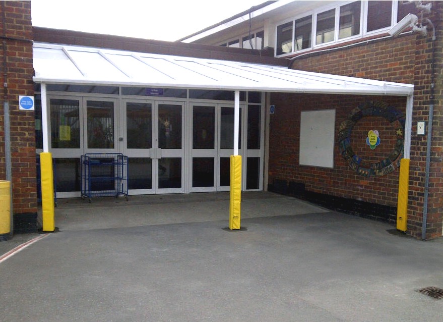 Fleecefield Primary School – 2nd Wall Mounted Canopy