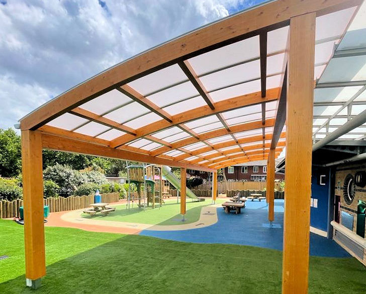 Gallions Primary School – Timber Canopy