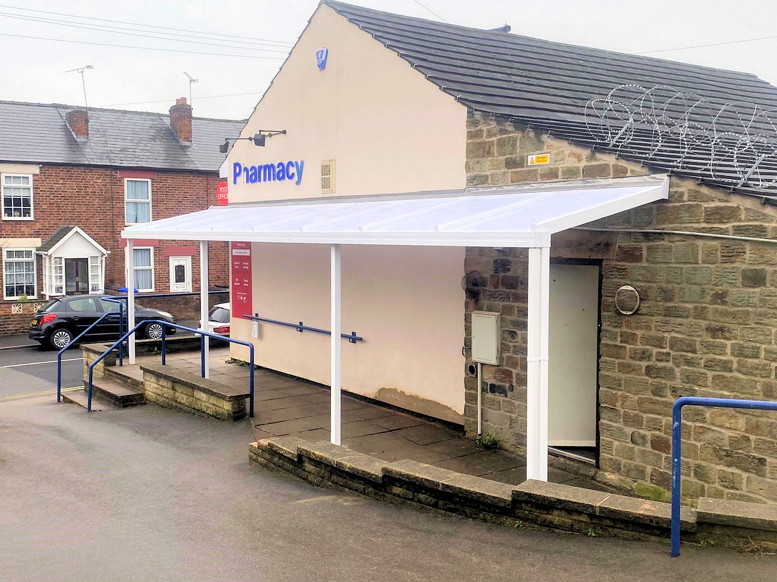 Gilbert and Armstrong Pharmacy Healthcare Canopy Wall Mounted