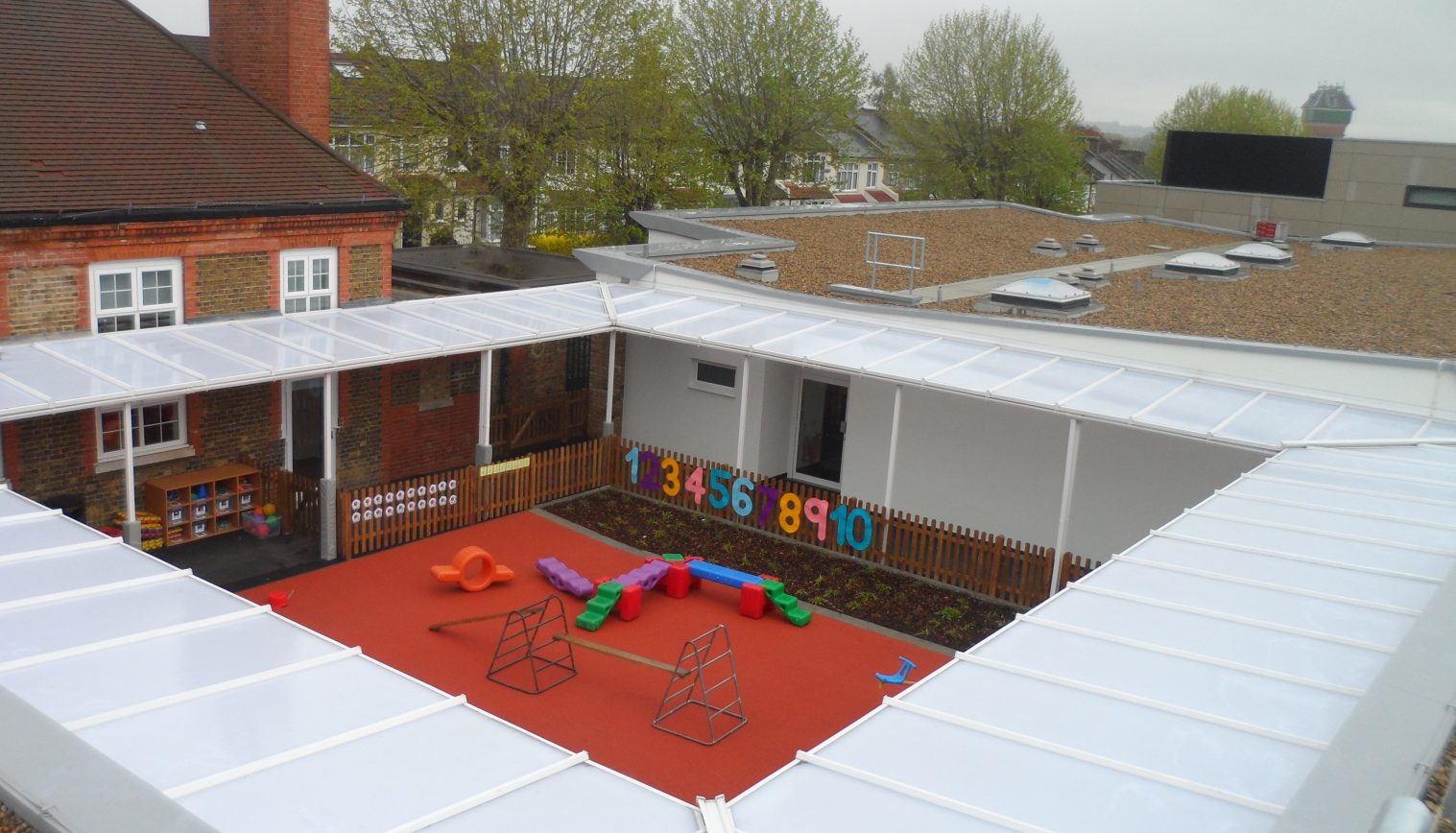 Gordonbrock Primary School – 2nd Wall Mounted Canopy