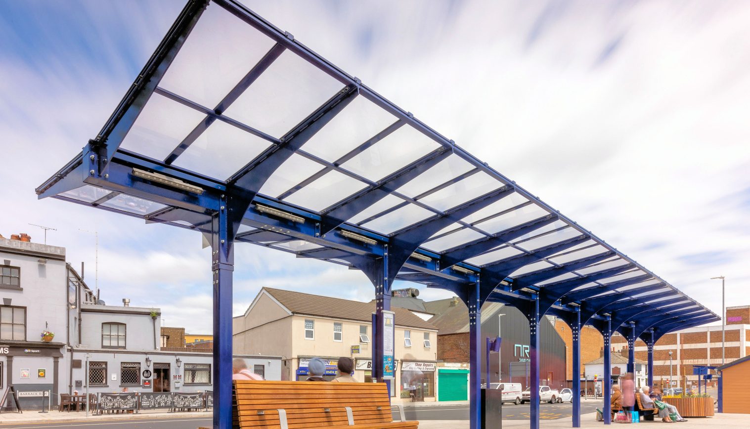 Gravesend Bus Shelter – Free Standing Canopies