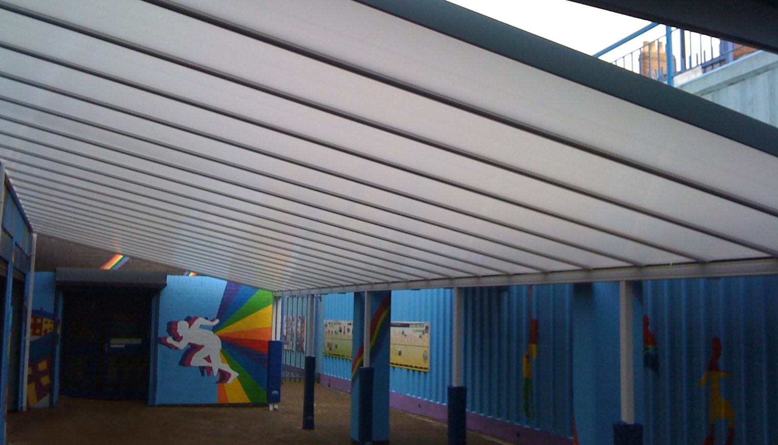 Hafod Primary School – Wall Mounted Canopy