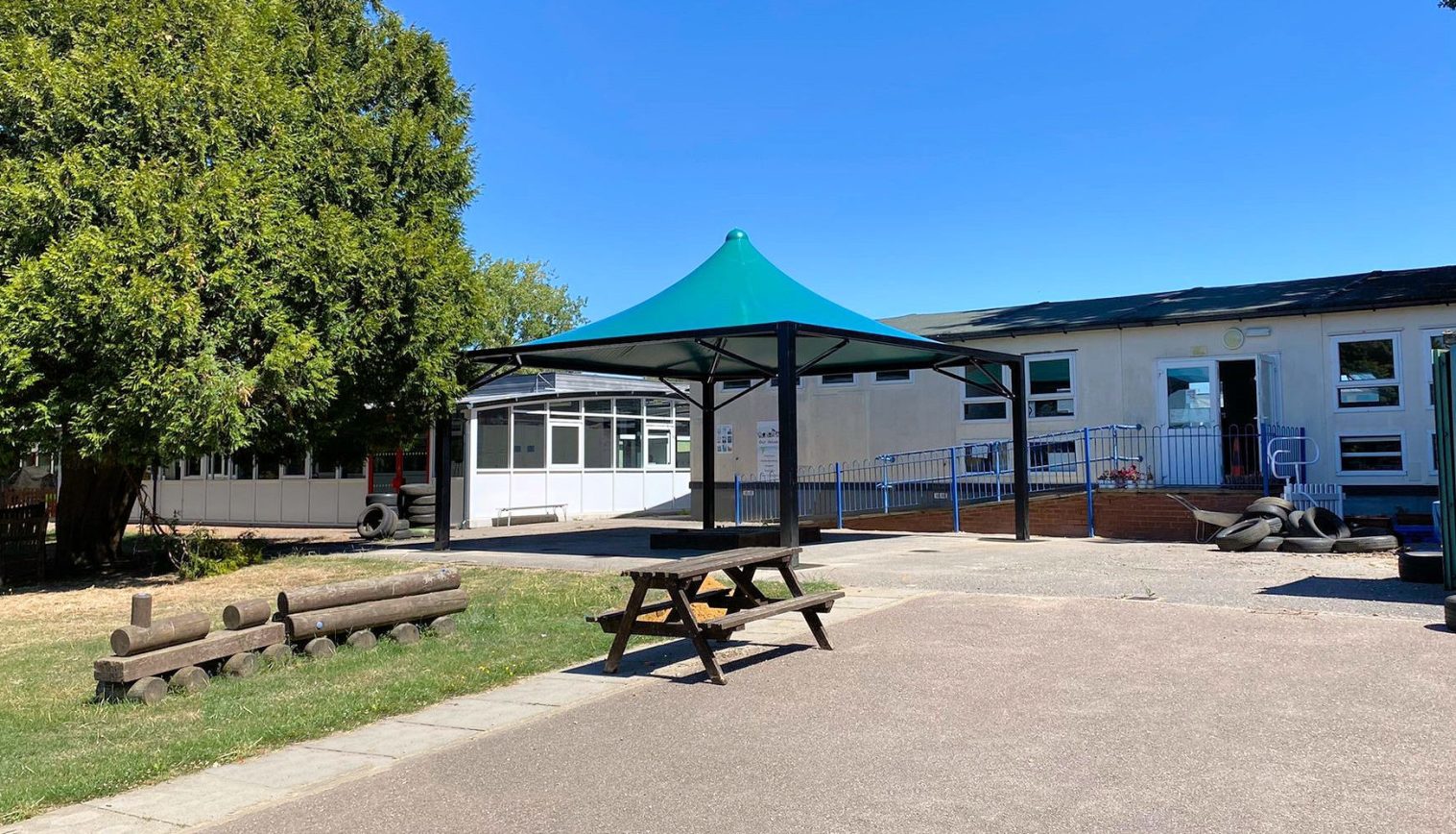 Hammond Academy – Free Standing Canopy