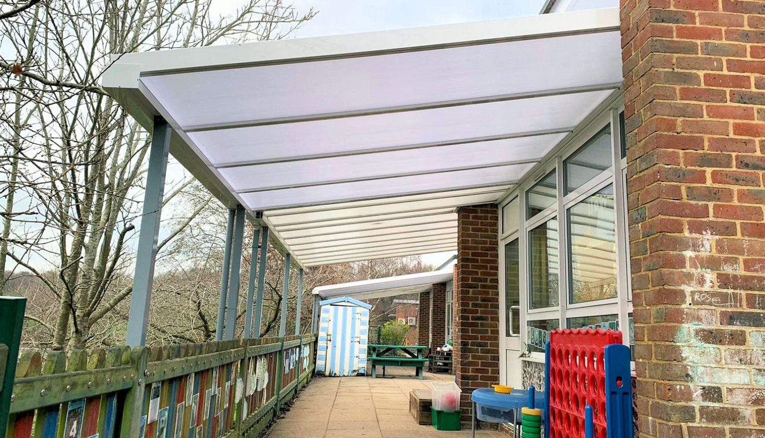 Harlands Primary School – Wall Mounted Canopy