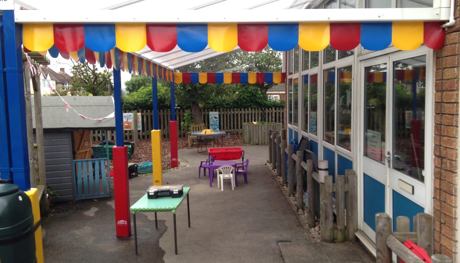 Haversham Village School – Wall Mounted Canopy