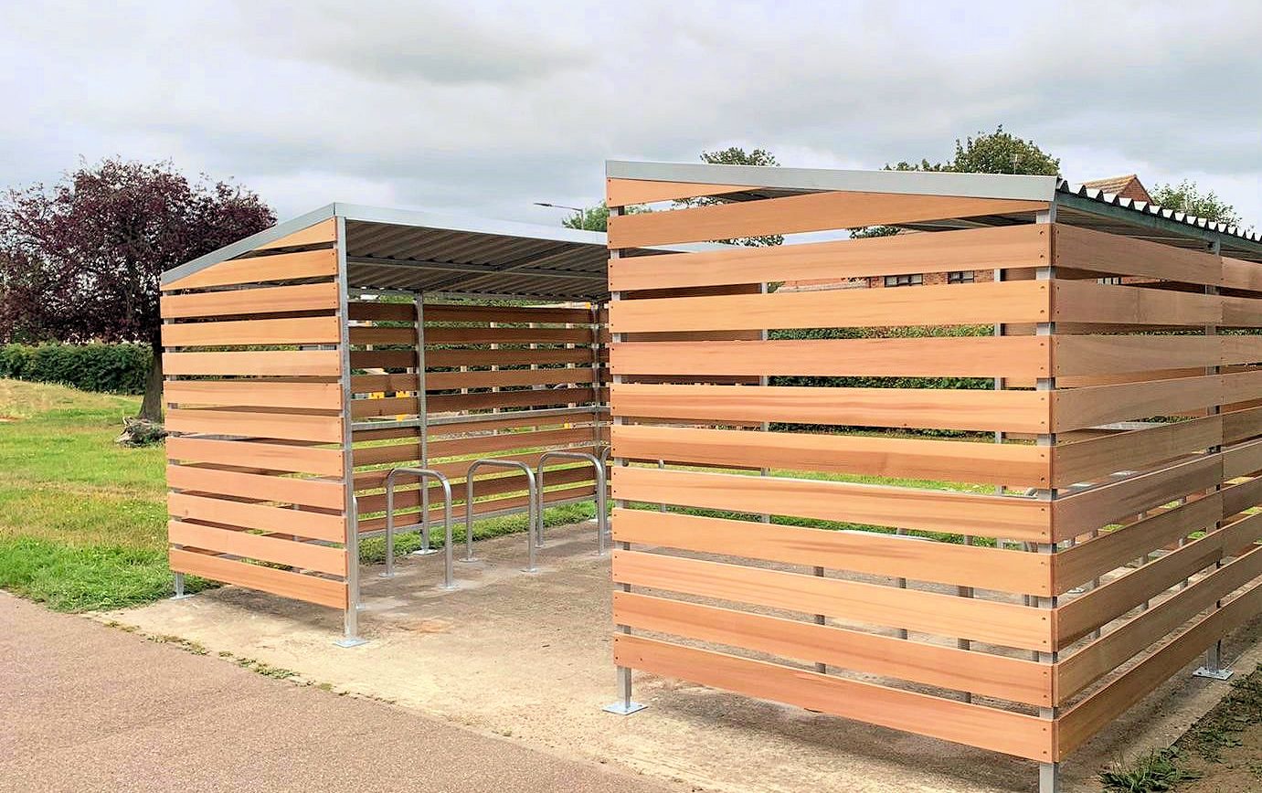 Hazelmere Junior School – Timber Cycle Shelters