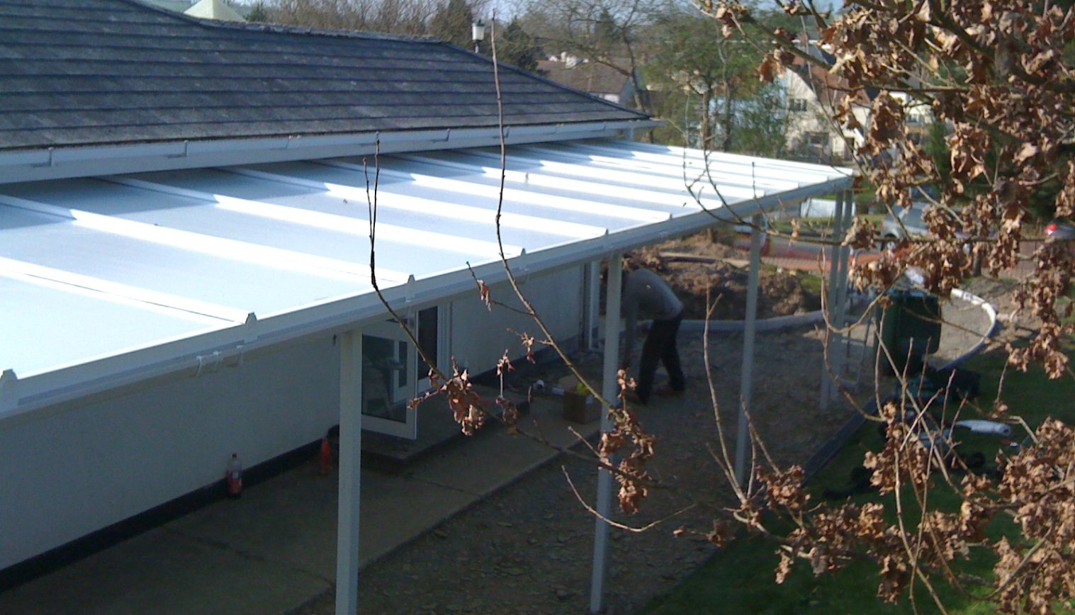 North Molton Primary School – Wall Mounted Canopy