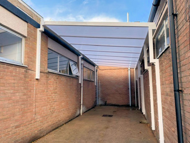 Sir John Leman high School – Wall Mounted Canopy