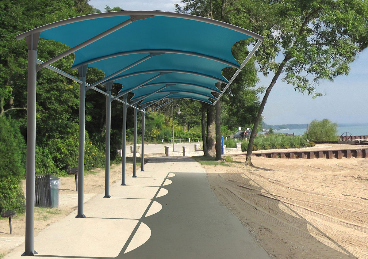 Kendal Cantilever Tensile Fabric Structures