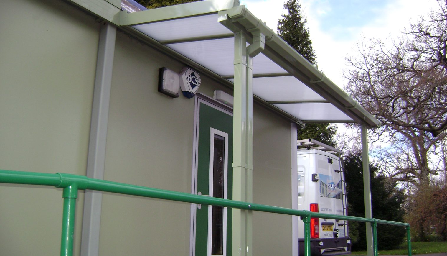 Limpsfield Grange School- Wall Mounted Canopy