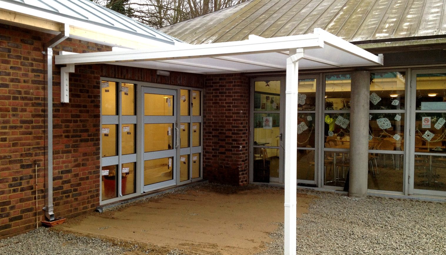 Lullingstone Country Park – Wall Mounted Entrance Canopy