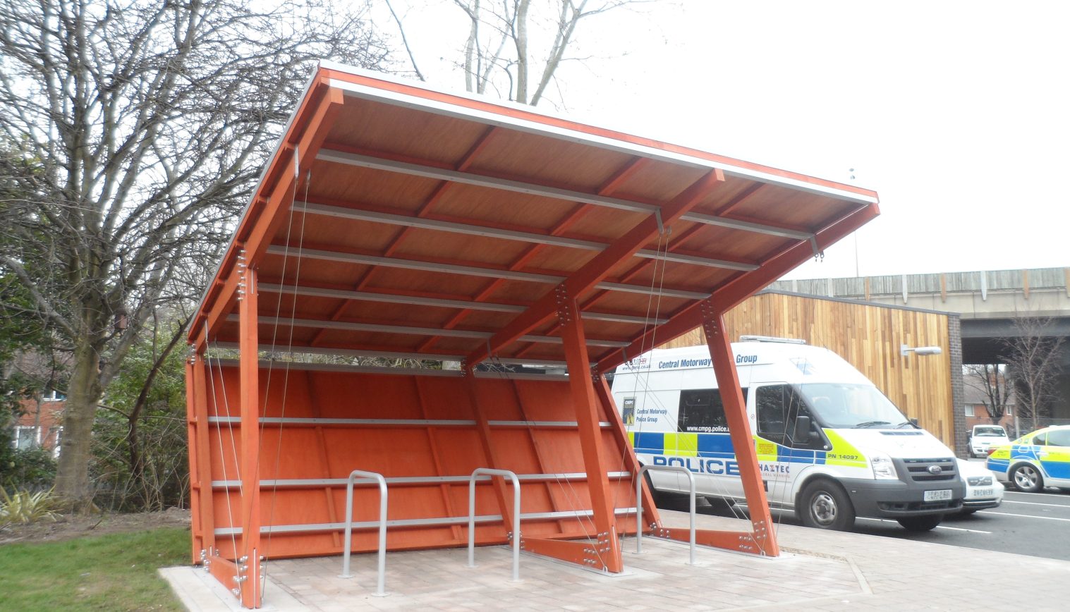 Motorway Patrol Group – Timber Cycle Shelter