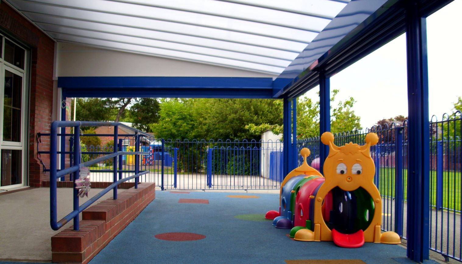 New Ferry Children’s Centre – Wall Mounted Canopy