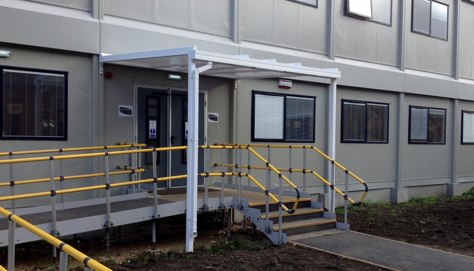 Newcastle College – 3rd Wall Mounted Entrance Canopy