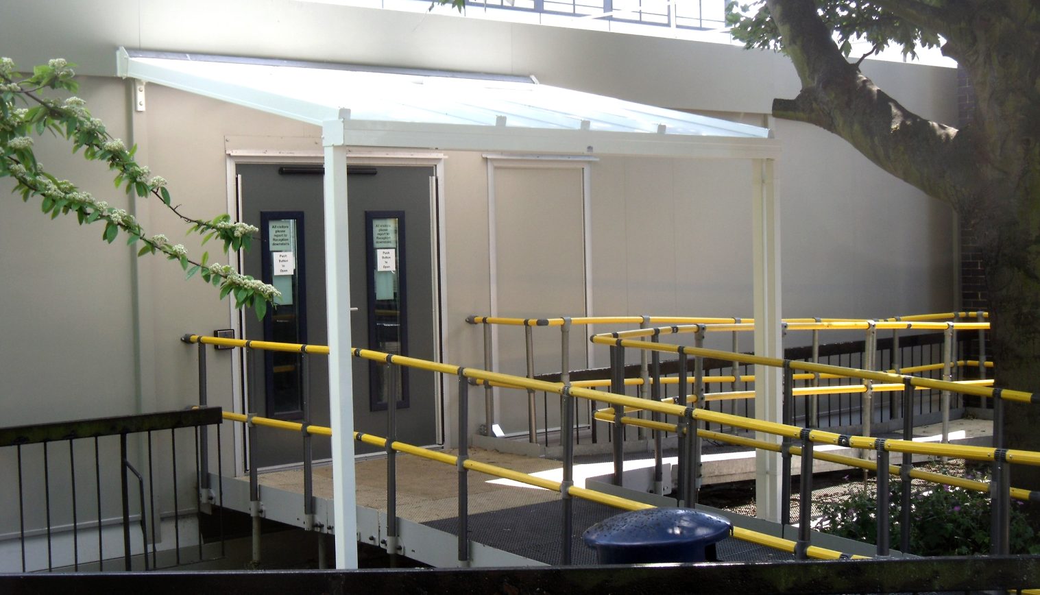 Newcastle College – 2nd Wall Mounted Entrance Canopy