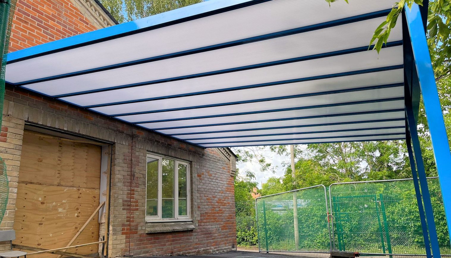 North Elmham CEVA Primary School – Wall Mounted Canopy