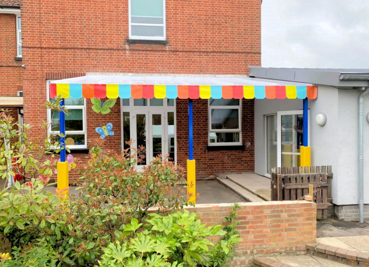 Notre Dame Preparatory School – Wall Mounted Canopy