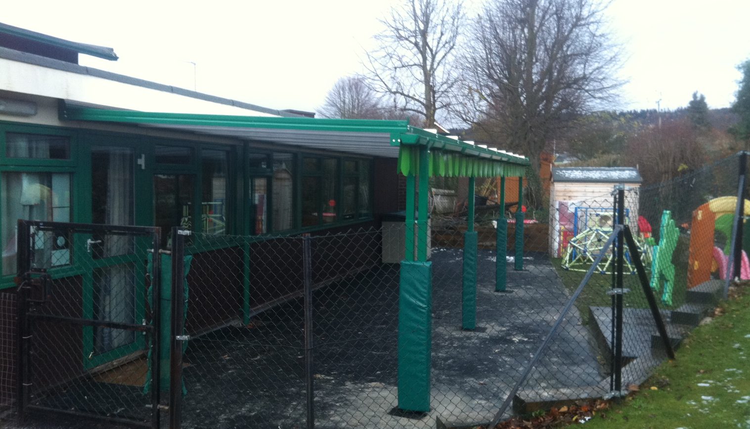 Wendover Pre-School – Wall Mounted Canopy